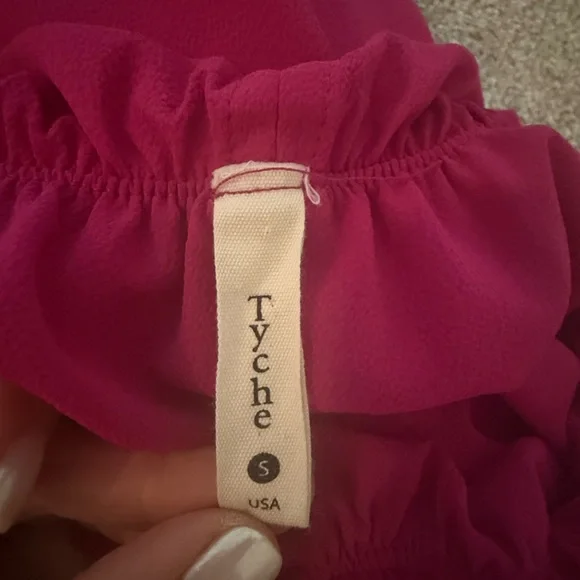 Like new!! Elegant Pink Strapless Jumpsuit - Picture 4 of 5